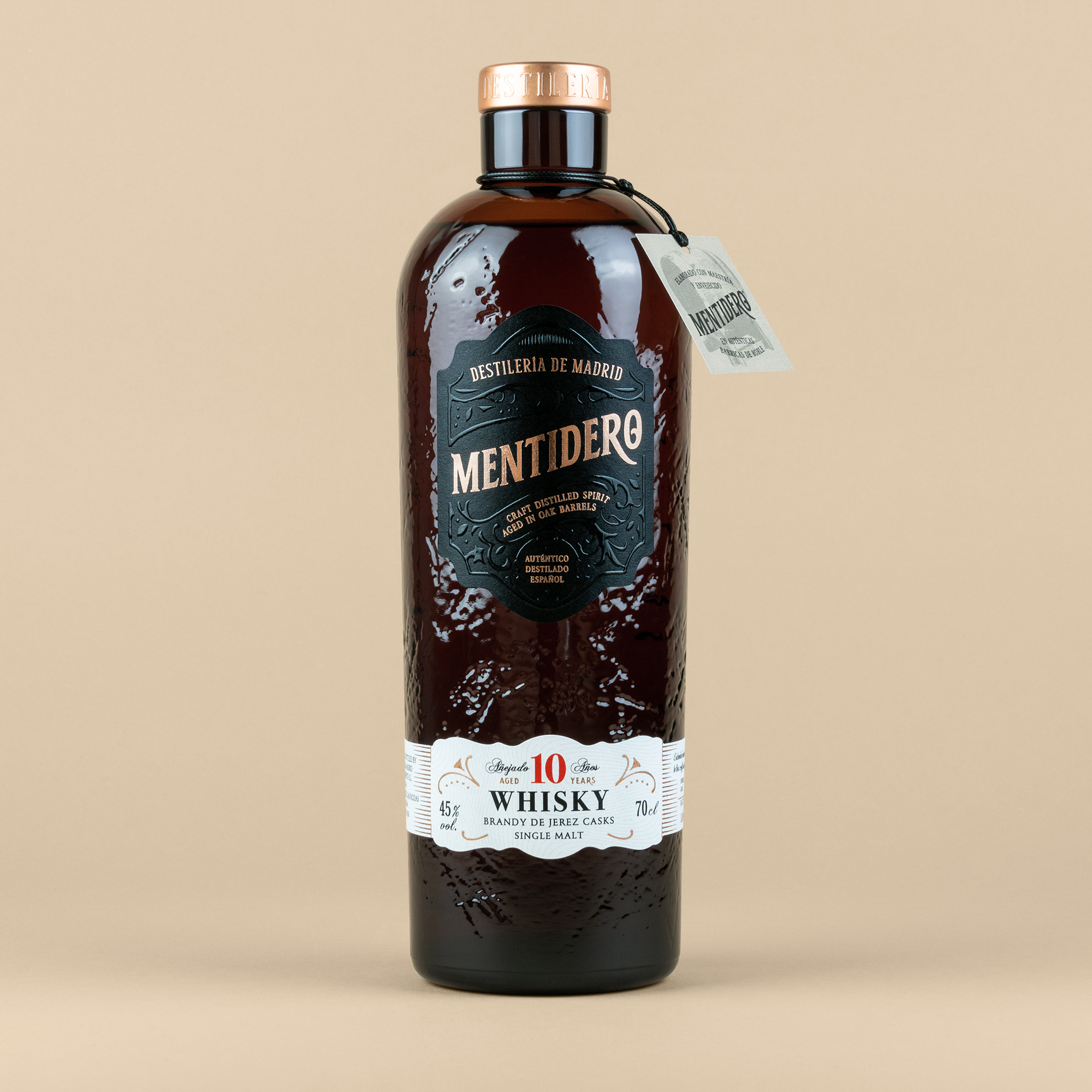 WHISKY MENTIDERO 10 AÑOS SINGLE MALT